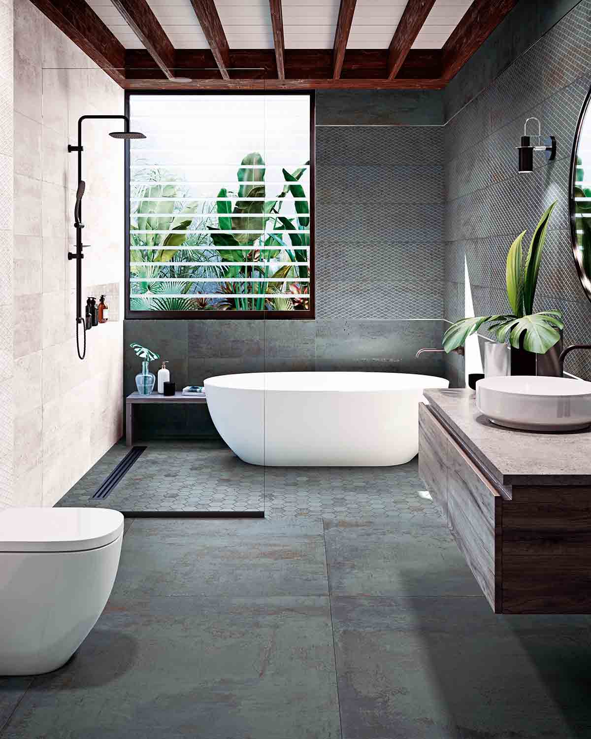 APARICI Baldosas para Suelo de Baño