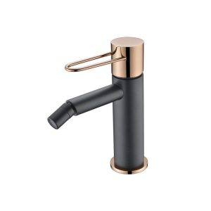 GRIFO IMEX MILOS BIDÉ ORO ROSA - NEGRO