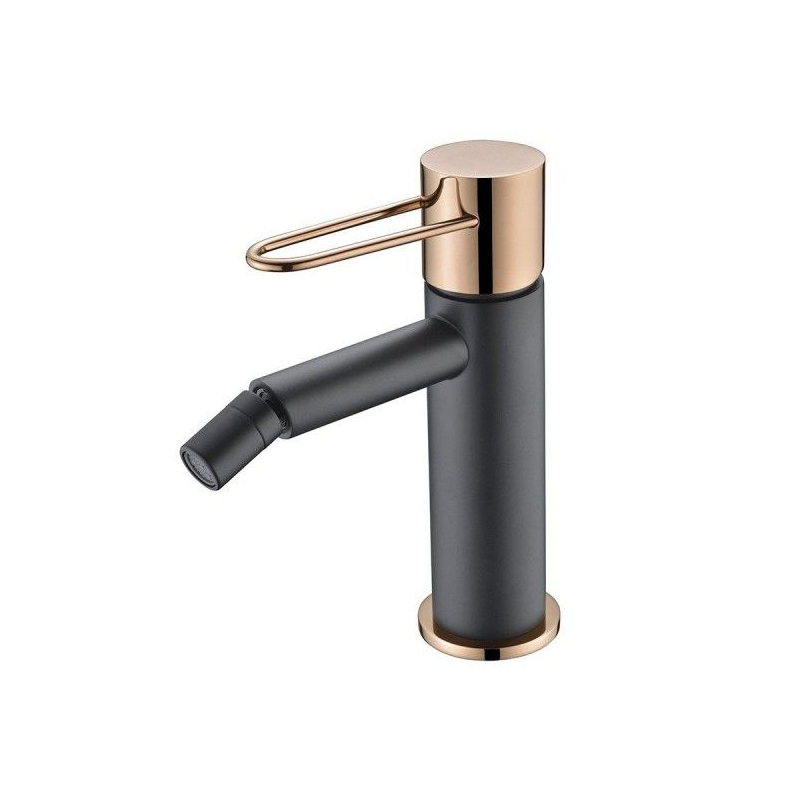 GRIFO IMEX MILOS BIDÉ ORO ROSA - NEGRO